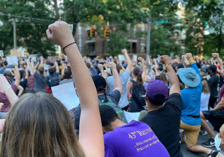 History Was Made Yesterday As Thousands Marched Through Affluent Myers Park Neighborhood