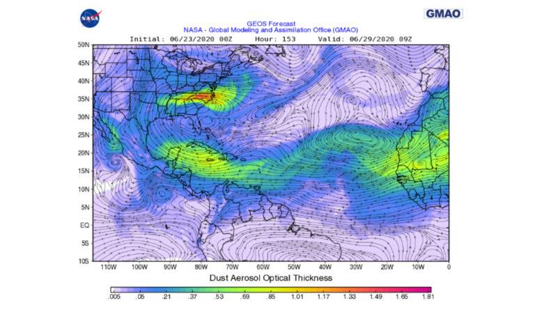 Sahara Dust Storm Will Dim The Sun in Charlotte This Weekend