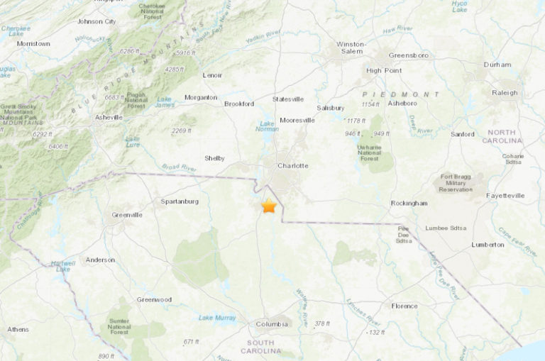 2.0 Magnitude Earthquake Shook Rock Hill This Morning