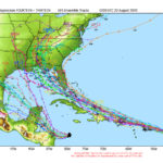 fujiwara megastorm hitting the carolinas