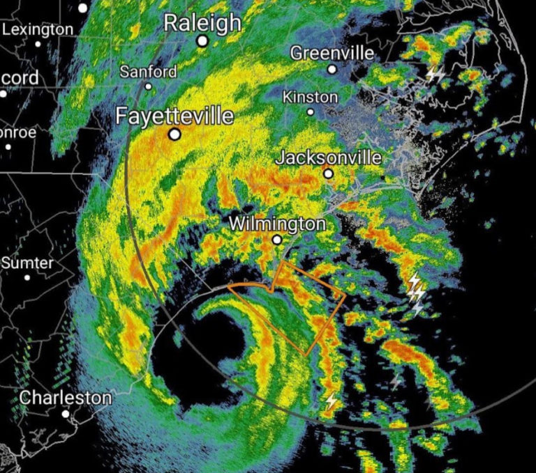 Hurricane Isaias Made Official Landfall in NC, Knocking Out Power For Over 100,000 Residents