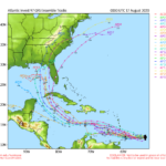 hurricane laura hitting the carolinas