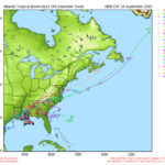 hurricane sally hitting the carolinas