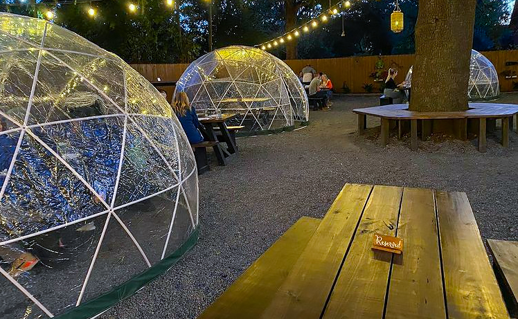 Charlotte Restaurant Builds ‘Dining Igloos’ To Keep Patrons Safe, Warm, and Fed During Winter