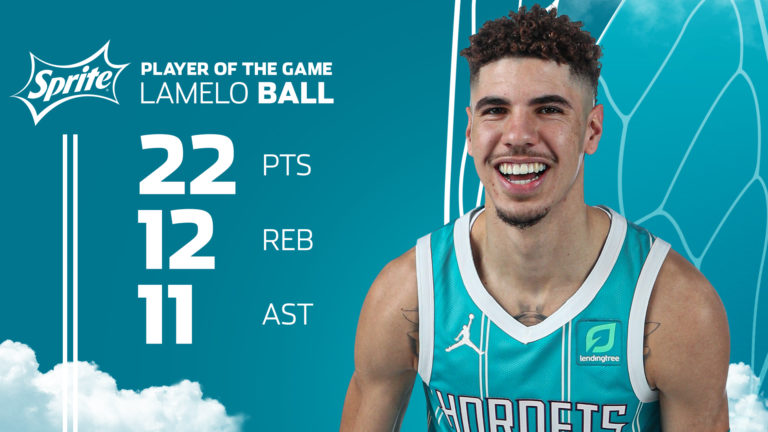 Charlotte Hornet’s LaMelo Ball Becomes Youngest in NBA History To Record A “Triple-Double”