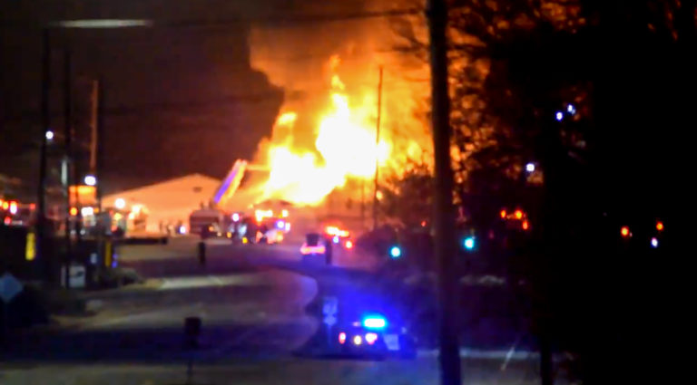 Massive Fire Engulfs Concord Restaurant and Shuts Down Traffic Around The Area