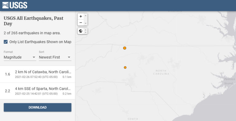 Earthquake Struck Lake Norman This Morning – The Second To Hit NC In Less Than 24 Hours