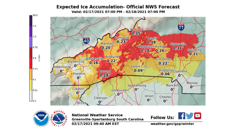 Major Winter Storm Bringing Heavy Winds, Icy Roads, and Possible Widespread Power Outages