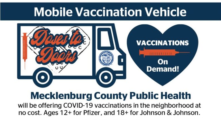 Door-To-Door Vaccines Have Officially Started in Mecklenburg County