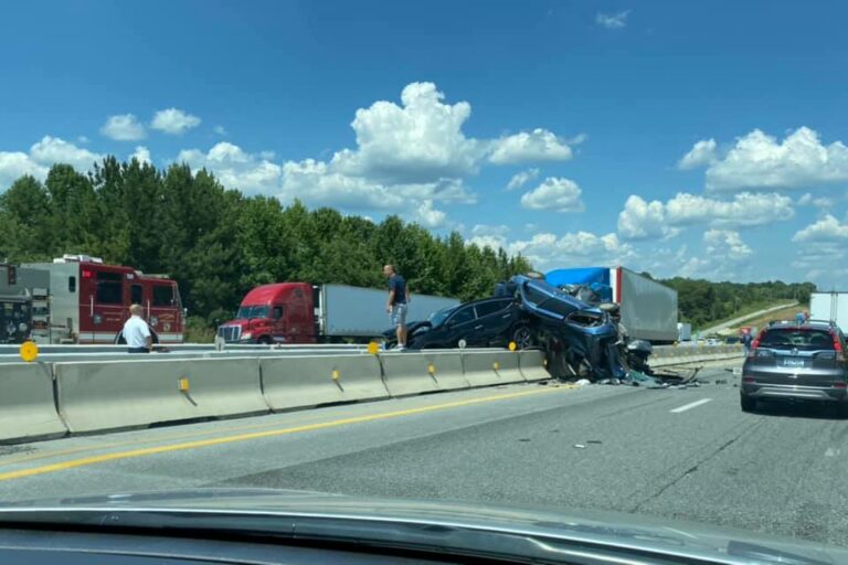 Massive 8-Car Pileup on I-85 Results In The Death of 3 People