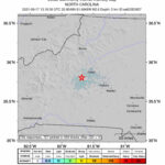 earthquake felt report around charlotte