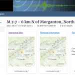 morganton earthquake north carolina