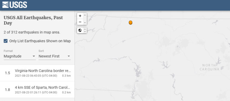 North Carolina Just Felt Two Aftershocks From Last August’s Historic Earthquake