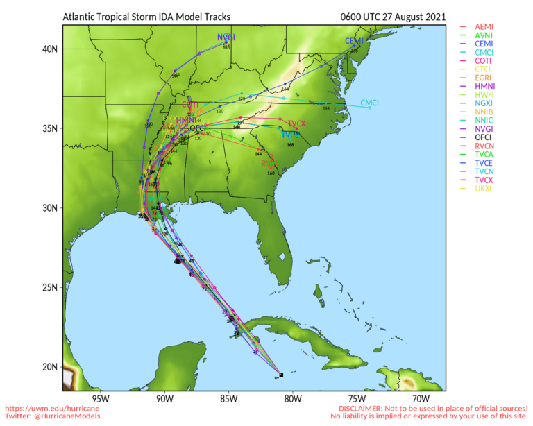 Tropical Storm Ida Could Sweep Through The Carolinas Next Week