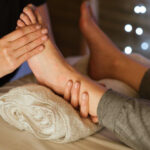 foot massage for stress