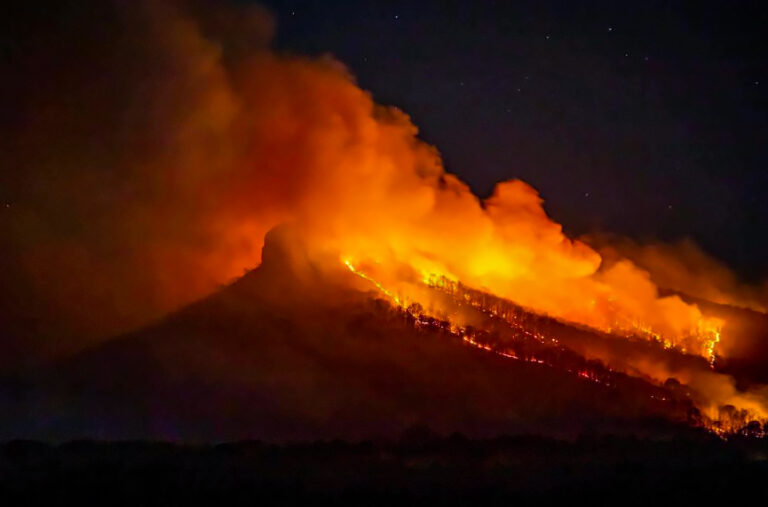 Major Wildfire Spreading Across North Carolina’s Beloved Pilot Mountain