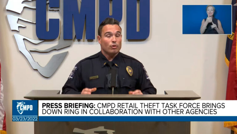 CMPD’s Retail Theft Task Force Takes Down Crime Ring