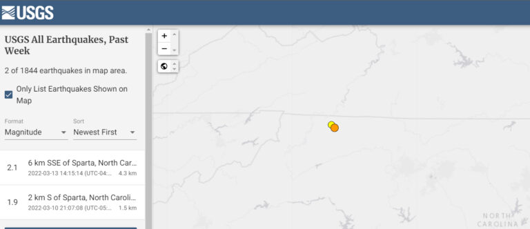 North Carolina Just Felt Two Aftershocks From 2020’s Historic 5.1m Earthquake