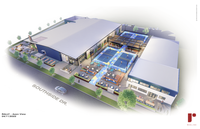 Rally Selects Charlotte For World-Class Pickleball Complex w/ 8 Courts + Beer Garden