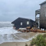 nc beach house taken out by rising sea levels