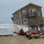 waves destroy nc beach house