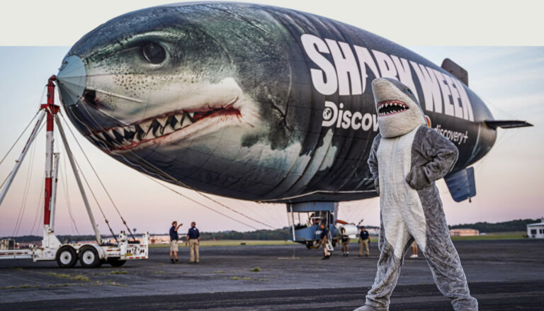 The Shark Week Blimp Is About To Fly Over Charlotte