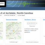 earthquake charlotte nc