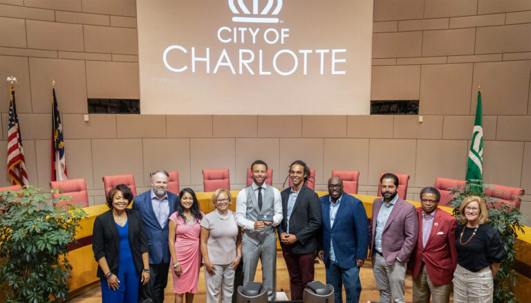 NBA Legend Steph Curry Given Key To City of Charlotte