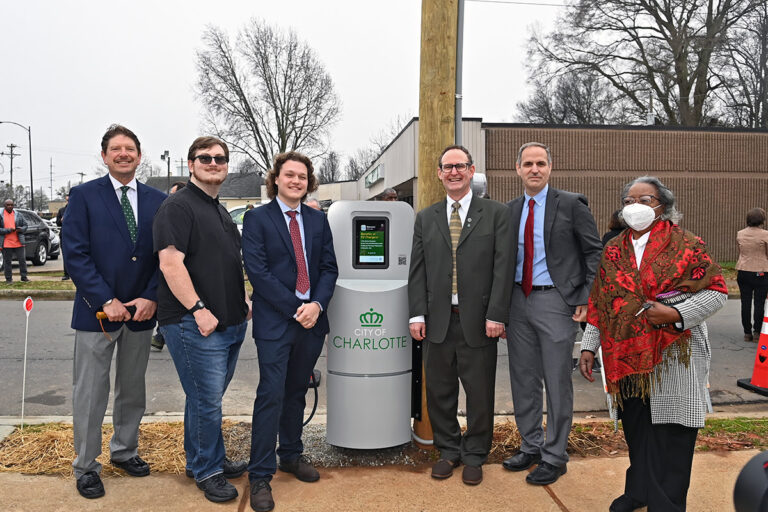 Charlotte Wins Award For Installing America’s First Street-Light EV Chargers