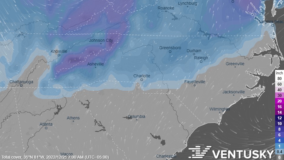 Charlotte Might Finally See A True White Christmas This Year