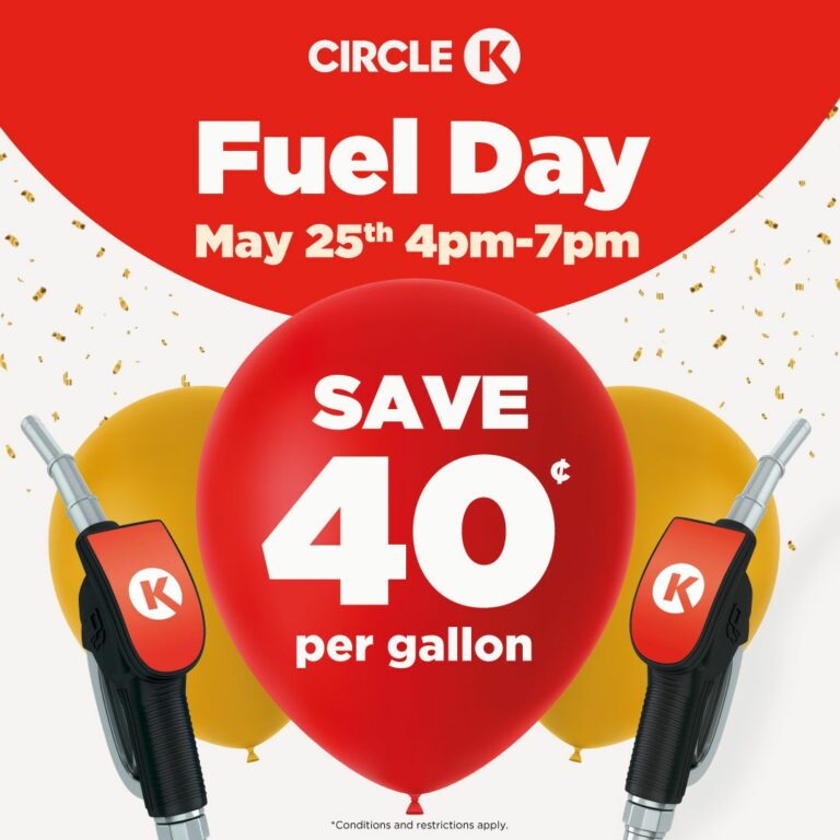 Charlotte Circle K Locations Offering 40 Cents Off Per Gallon Today