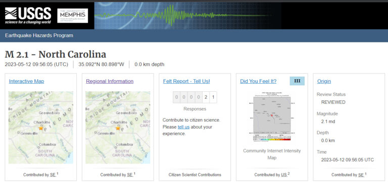 Surface-Level Earthquake Caused Massive ‘Boom’ In Pineville Over The Weekend