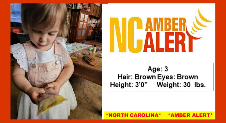 Statewide Amber Alert Issued For Missing 3-Year-Old From Mint Hill