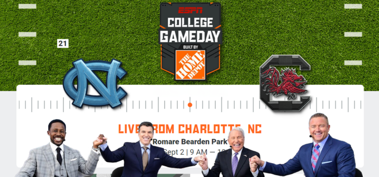 ESPN Kicking Off College Football Season Live in Charlotte This Weekend For 3rd Time In History