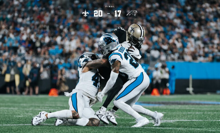 Panthers Lose Again In Rookie QB Young’s Rollercoaster Night Against the Saints