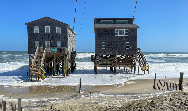 The National Government Just Purchased These 2 Sinking North Carolina Homes For $731,000