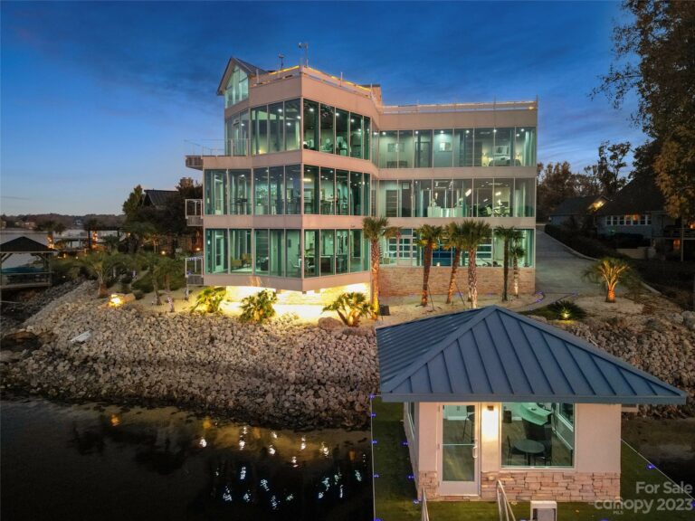 The “Glass Castle” on Lake Norman Was Just Listed For Almost $6 Million