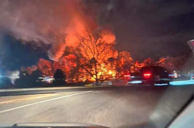 Gastonia’s 2-Alarm Motel Fire Shuts Down Traffic – Smoke Plume Visible on Weather Radars