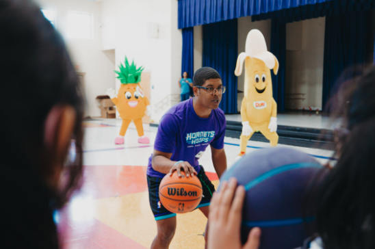 Dole Food Company and Charlotte Hornets “Power-Up” for Charlotte School