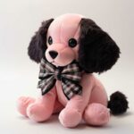 13Pink Emo Spaniel Dog Stuffed Animal