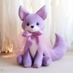 1Kawaii Emo Purple Fox Plush