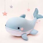 5Large Kawaii Blue Whale Shark Stuffed Animal