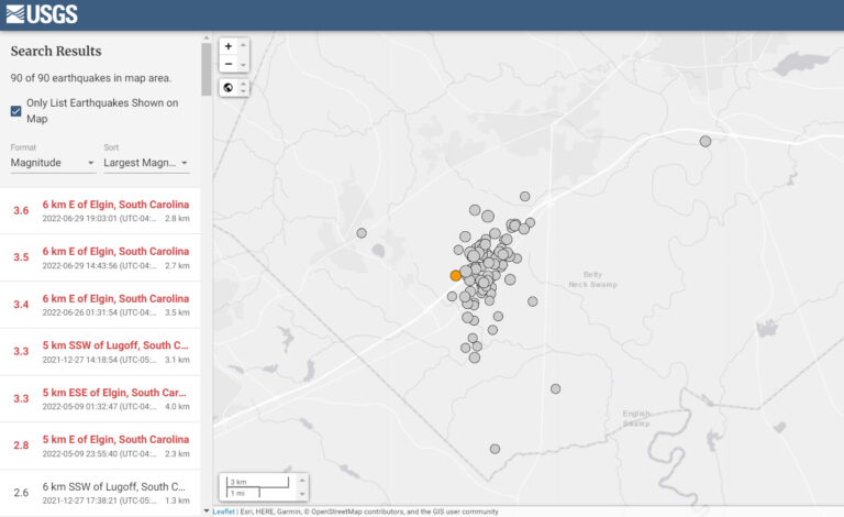 Another Earthquake Rattles Small Town South of Charlotte – Elgin’s 90th Aftershock