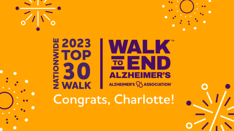 Charlotte Ranked Among Top Walks Nationwide To End Alzheimer’s