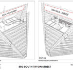 wells fargo handlebar sign rendering