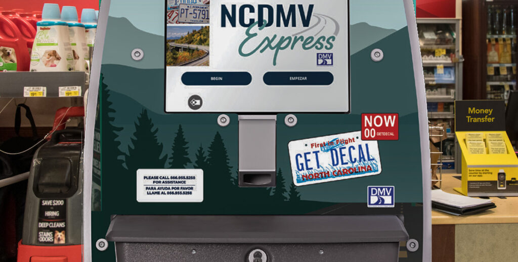 NC DMV Launches New Grocery Store Kiosk Program in Charlotte To Fight