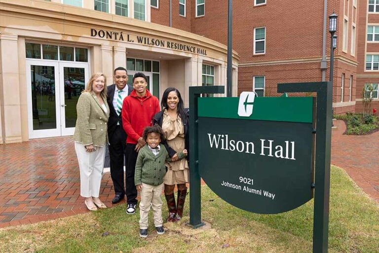 Dontá L. Wilson Honored by UNC Charlotte With Having A New Building Named After Him