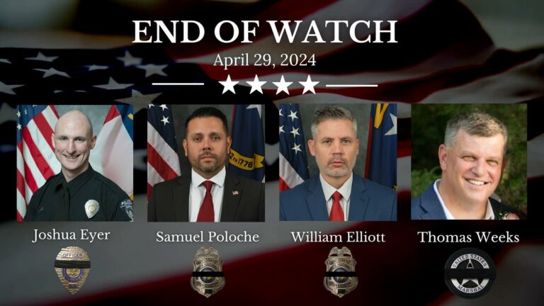 Names of The 4 Slain Officers From Monday’s Tragic Shooting Have Been Released