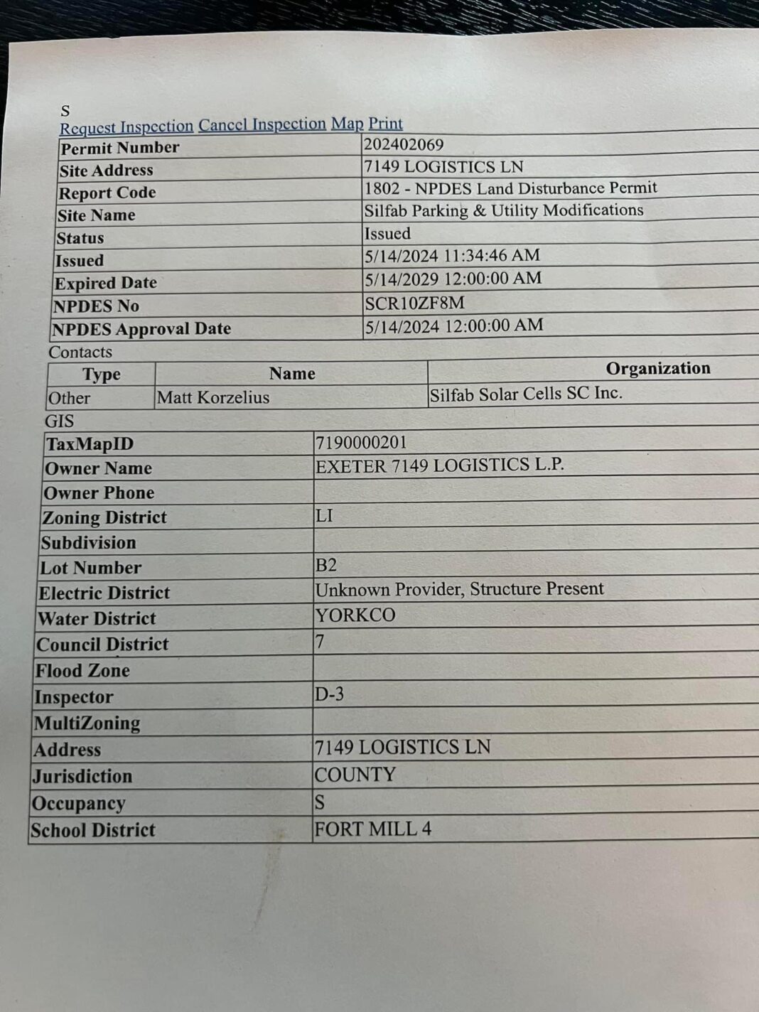 Silfab Solar Just Issued A Work Permit For Fort Mill 'Factory' After