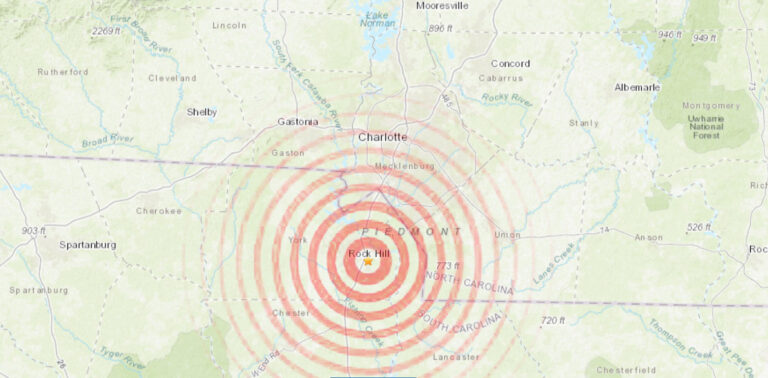 A 2.2 Magnitude Earthquake Just Struck Rock Hill